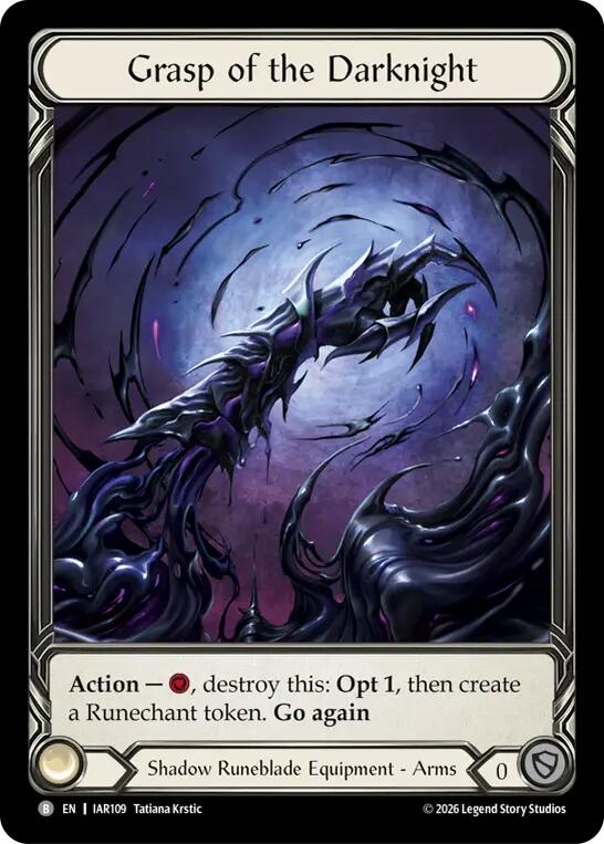 Grasp of the Darknight (Extended Art) [IAR - IAR109] Cold Foil