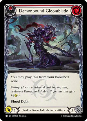 Demonbound Gloomblade (Red) [IAR - IAR126] Non- Foil