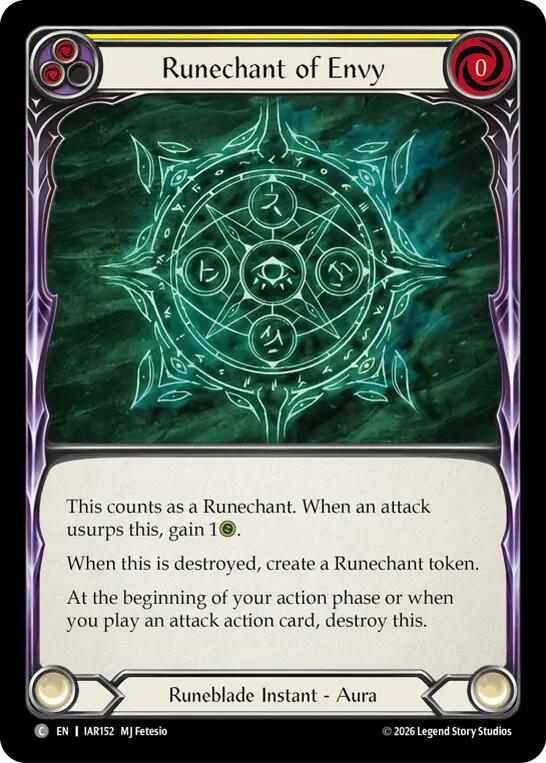 Runechant of Envy [IAR - IAR152] Non- Foil