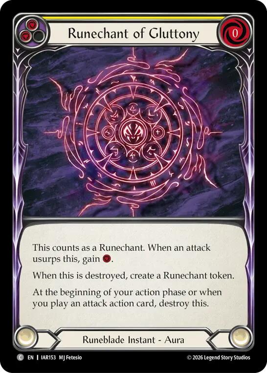 Runechant of Gluttony [IAR - IAR153] Non- Foil