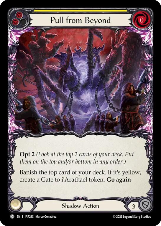 Pull from Beyond (Yellow) [IAR - IAR213] Non- Foil