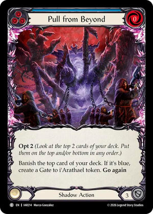 Pull from Beyond (Blue) [IAR - IAR214] Non- Foil