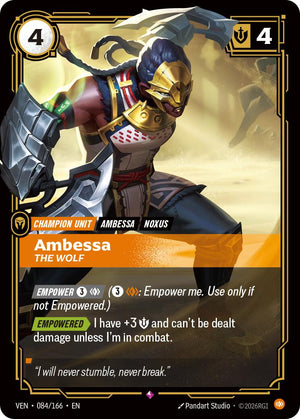 Ambessa - The Wolf [VEN - 084/166]