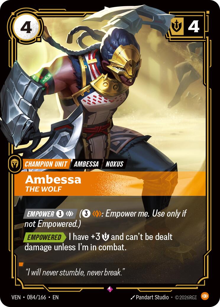 Ambessa - The Wolf [VEN - 084/166]