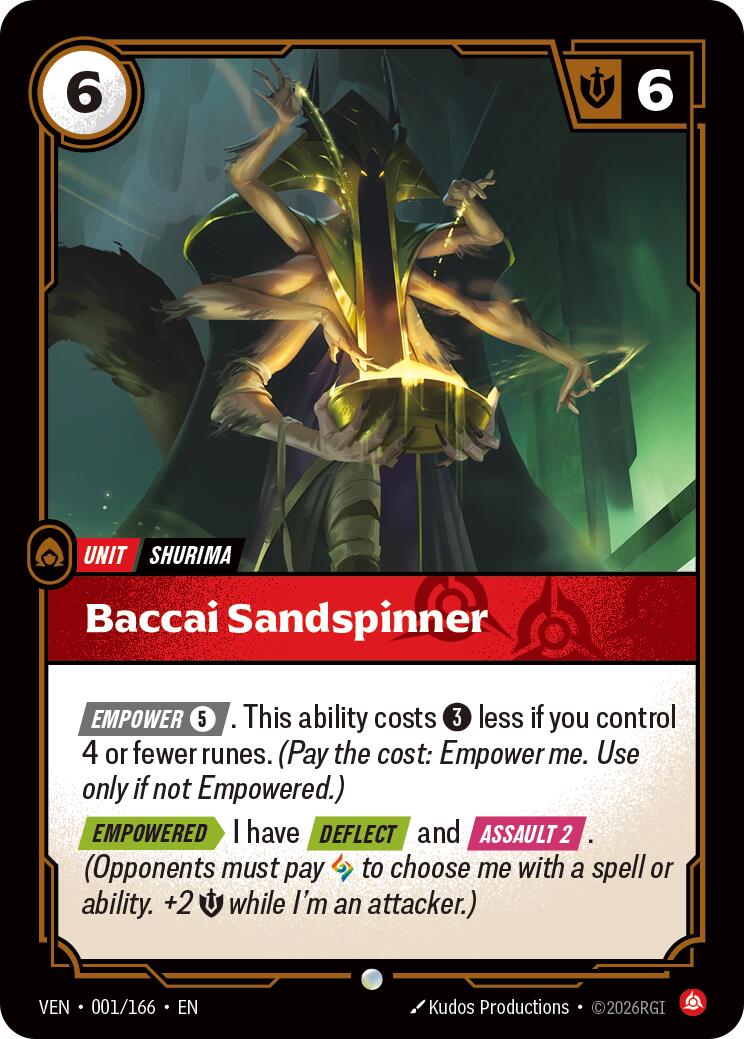 Baccai Sandspinner [VEN - 001/166]