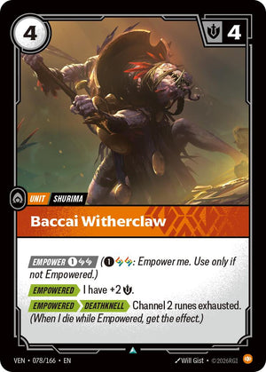 Baccai Witherclaw [VEN - 078/166]