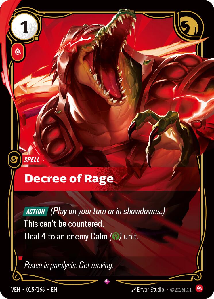 Decree of Rage [VEN - 015/166]