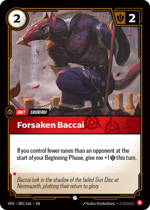 Forsaken Baccai [VEN - 005/166]
