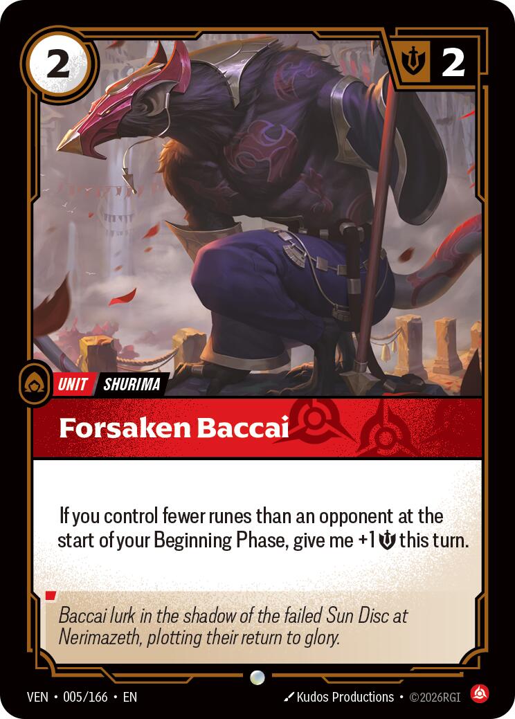 Forsaken Baccai [VEN - 005/166]