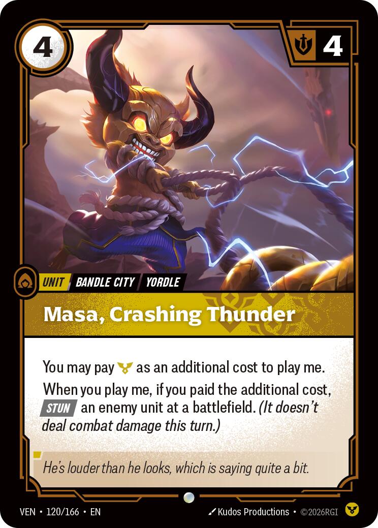 Masa, Crashing Thunder [VEN - 120/166]