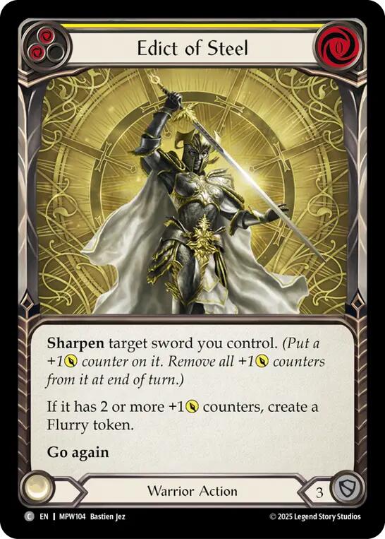 Edict of Steel (Yellow) [MPW - MPW104]
