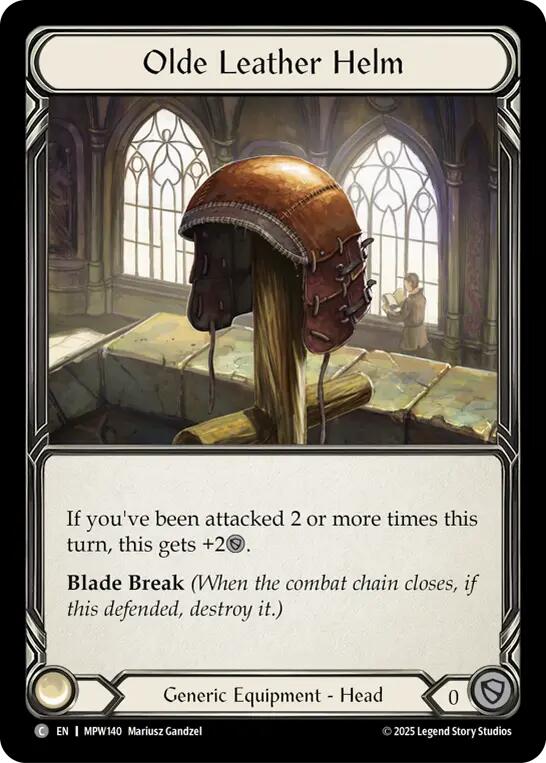 Olde Leather Helm [MPW - MPW140]