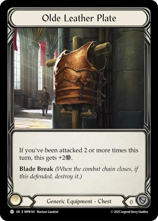 Olde Leather Plate [MPW - MPW141]