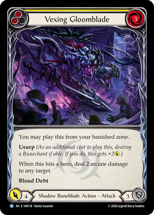 Vexing Gloomblade (Yellow) [IAR - IAR118] Non- Foil