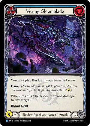 Vexing Gloomblade (Blue) [IAR - IAR119] Non- Foil