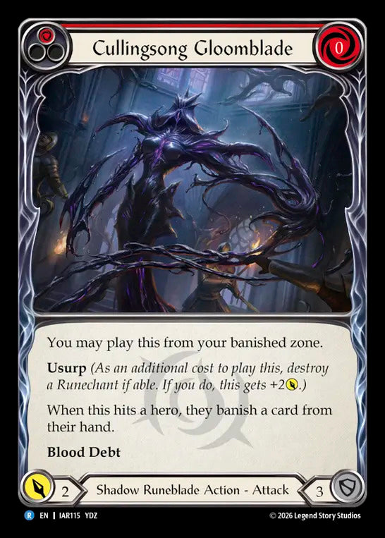 Cullingsong Gloomblade [IAR - IAR115] Non- Foil