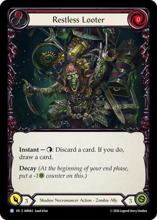 Restless Looter [IAR - IAR063] Non- Foil