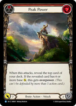 Peak Power (Red) [IAR - IAR041] Non- Foil