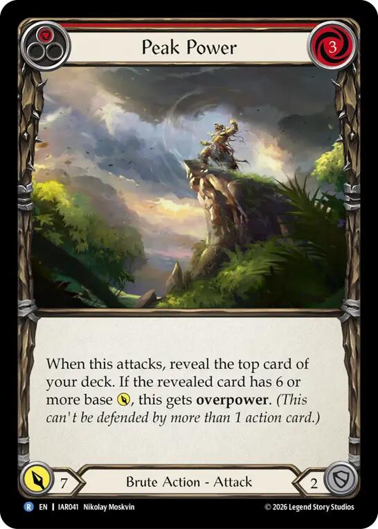 Peak Power (Red) [IAR - IAR041] Non- Foil