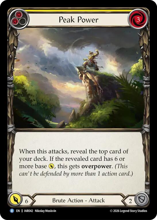 Peak Power (Yellow) [IAR - IAR042] Non- Foil