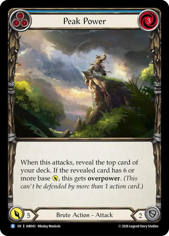 Peak Power (Blue) [IAR - IAR043] Non- Foil