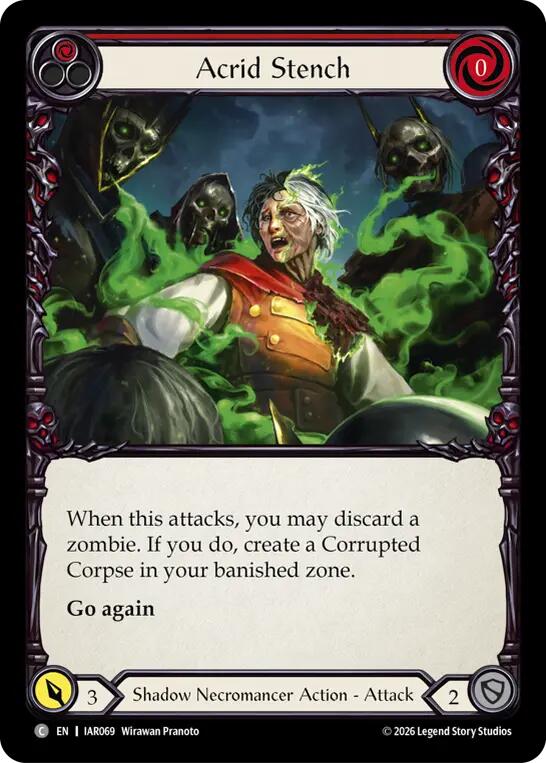 Acrid Stench (Red) [IAR - IAR069] Non- Foil