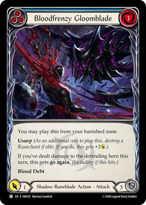 Bloodfrenzy Gloomblade (Blue) [IAR - IAR125] Non- Foil