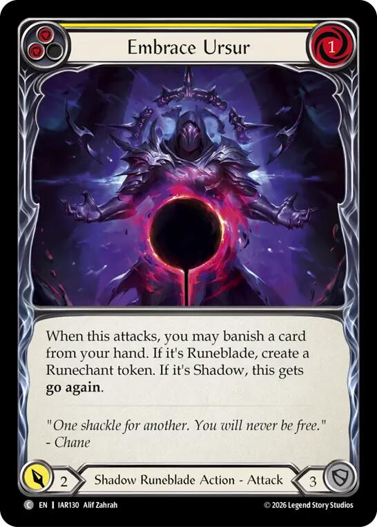 Embrace Ursur (Yellow) [IAR - IAR130] Non- Foil
