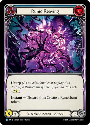 Runic Reaving (Blue) [IAR - IAR151] Non- Foil