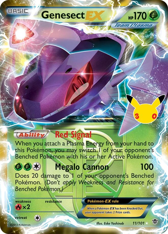 Genesect EX (Team Plasma) [30C - 11/101] Holofoil
