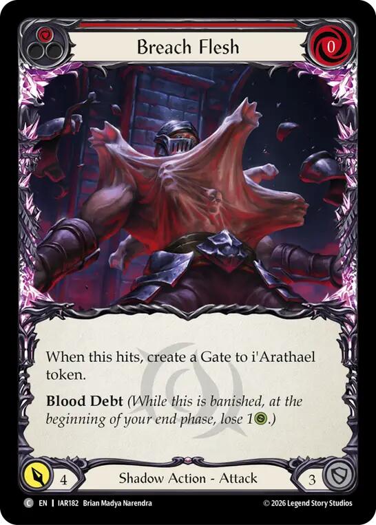 Breach Flesh (Red) [IAR - IAR182] Non- Foil