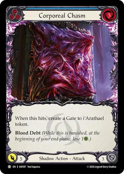 Corporeal Chasm (Blue) [IAR - IAR187] Non- Foil