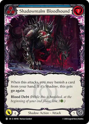 Shadowrealm Bloodhound (Blue) [IAR - IAR196] Non- Foil