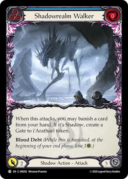 Shadowrealm Walker (Blue) [IAR - IAR202] Non- Foil