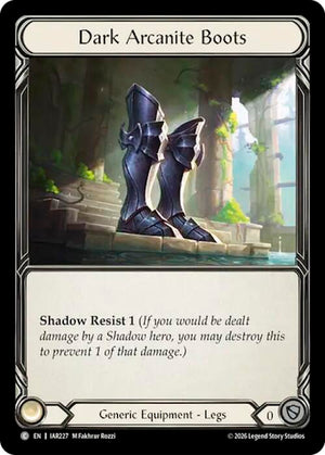 Dark Arcanite Boots [IAR - IAR227] Non- Foil