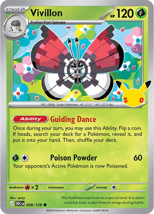 Vivillon [30C - 008/128] Holofoil