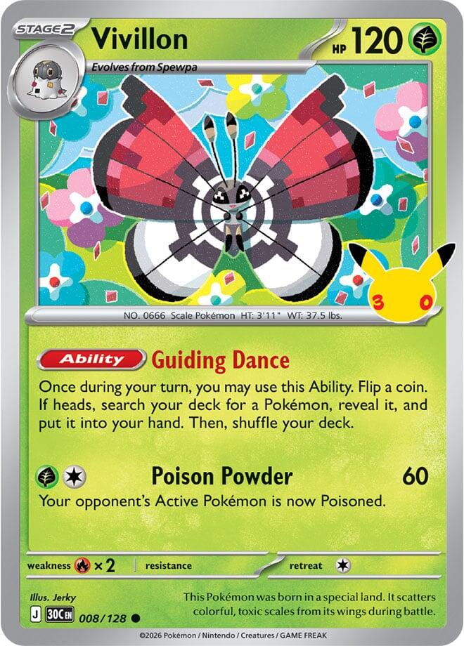Vivillon [30C - 008/128] Holofoil
