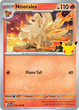 Ninetales [30C - 010/128] Holofoil
