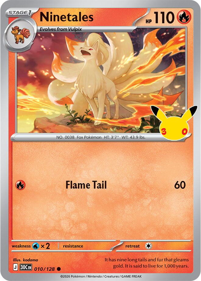 Ninetales [30C - 010/128] Holofoil