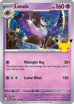 Lunala [30C - 080/128] Holofoil
