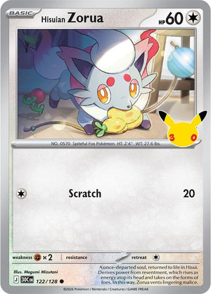 Hisuian Zorua - 122/128 [30C - 122/128] Holofoil