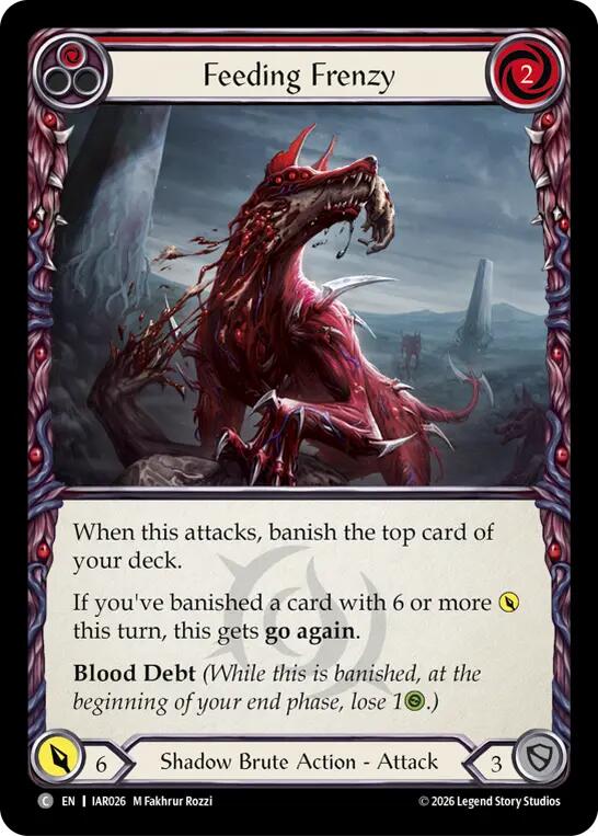 Feeding Frenzy (Red) [IAR - IAR026] Non- Foil