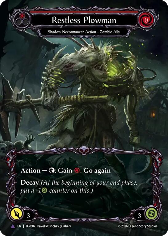 Restless Plowman (Marvel) [IAR - IAR087] Cold Foil