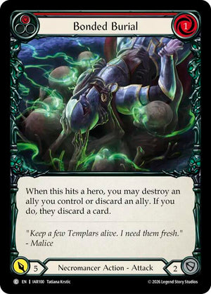 Bonded Burial (Red) [IAR - IAR100] Non- Foil