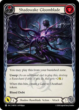 Shadowake Gloomblade (Red) [IAR - IAR135] Non- Foil