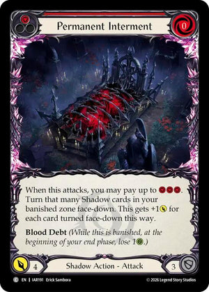 Permanent Interment (Red) [IAR - IAR191] Non- Foil
