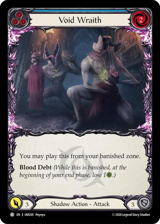 Void Wraith (Blue) [IAR - IAR205] Non- Foil