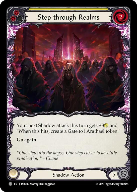 Step through Realms (Yellow) [IAR - IAR216] Non- Foil
