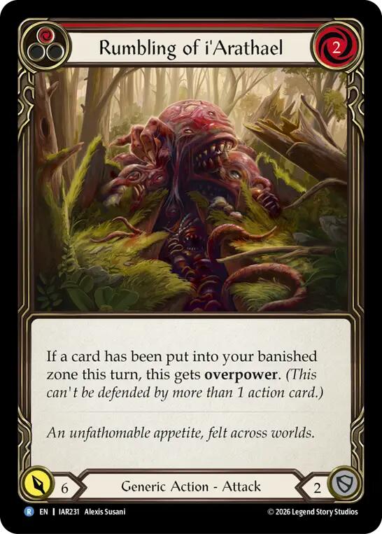 Rumbling of i'Arathael [IAR - IAR231] Non- Foil