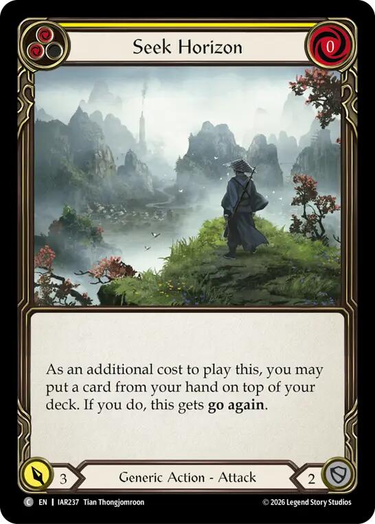 Seek Horizon (Yellow) [IAR - IAR237] Non- Foil
